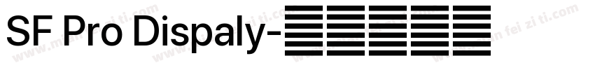 SF Pro Dispaly字体转换